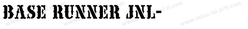 Base Runner JNL字体转换